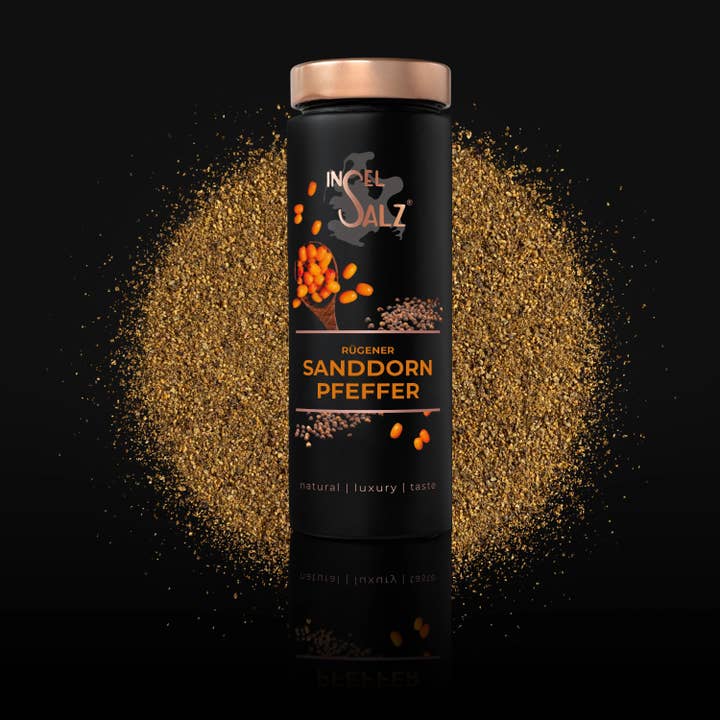 HAVTORNPEBER Fordelagtigt glas for engroshandel hos Insel-Salz