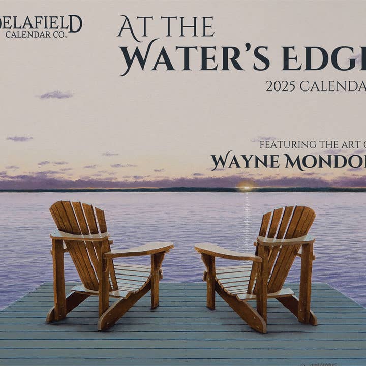 CAL-2025 AT THE WATER'S EDGE for wholesale by DELAFIELD CALENDARS by Robert Lang Co.