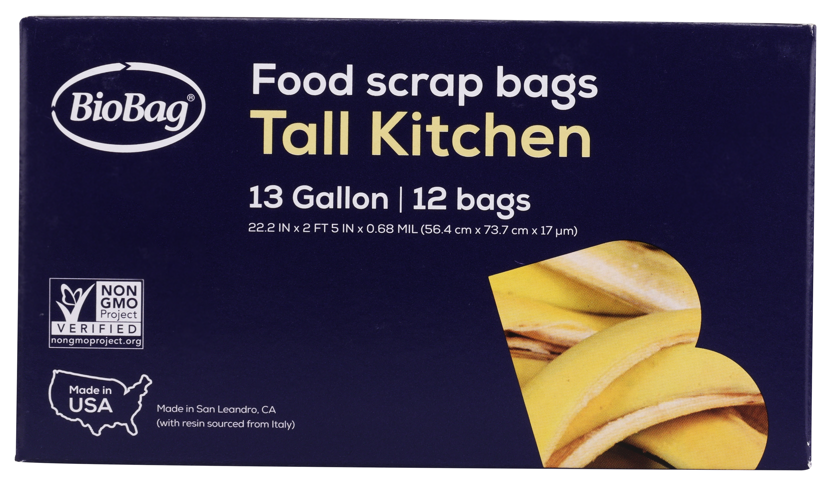 BioBag America Inc - Wholesale Compost Filter - BioBag 100% Compostable 13-Gallon Tall Food Waste Bag (144)0