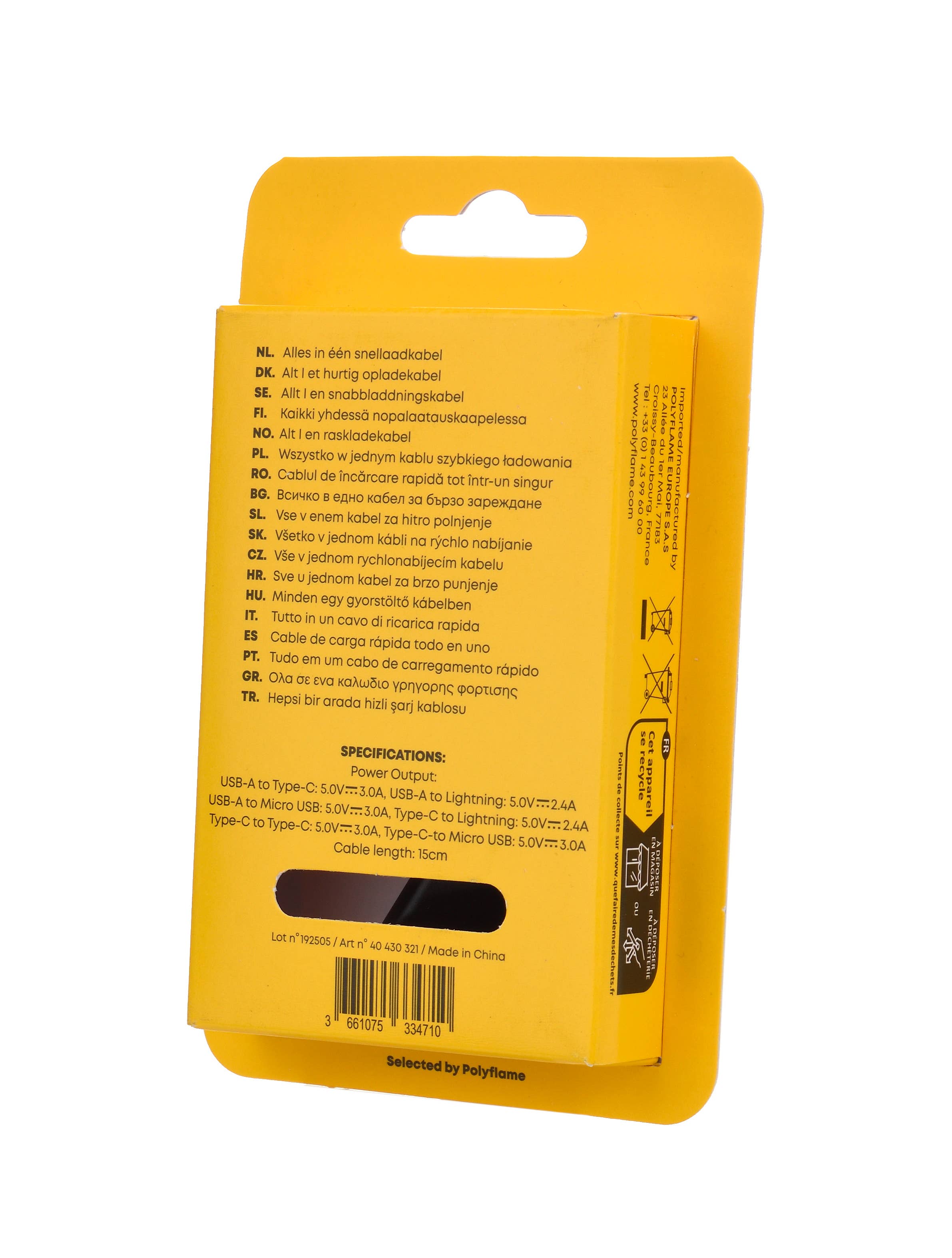 Tekmee – Engroshandel Opladningskabel – ALT I 1 MULTICHARGE OCTOPUS-KABLER med Ipho-stik5