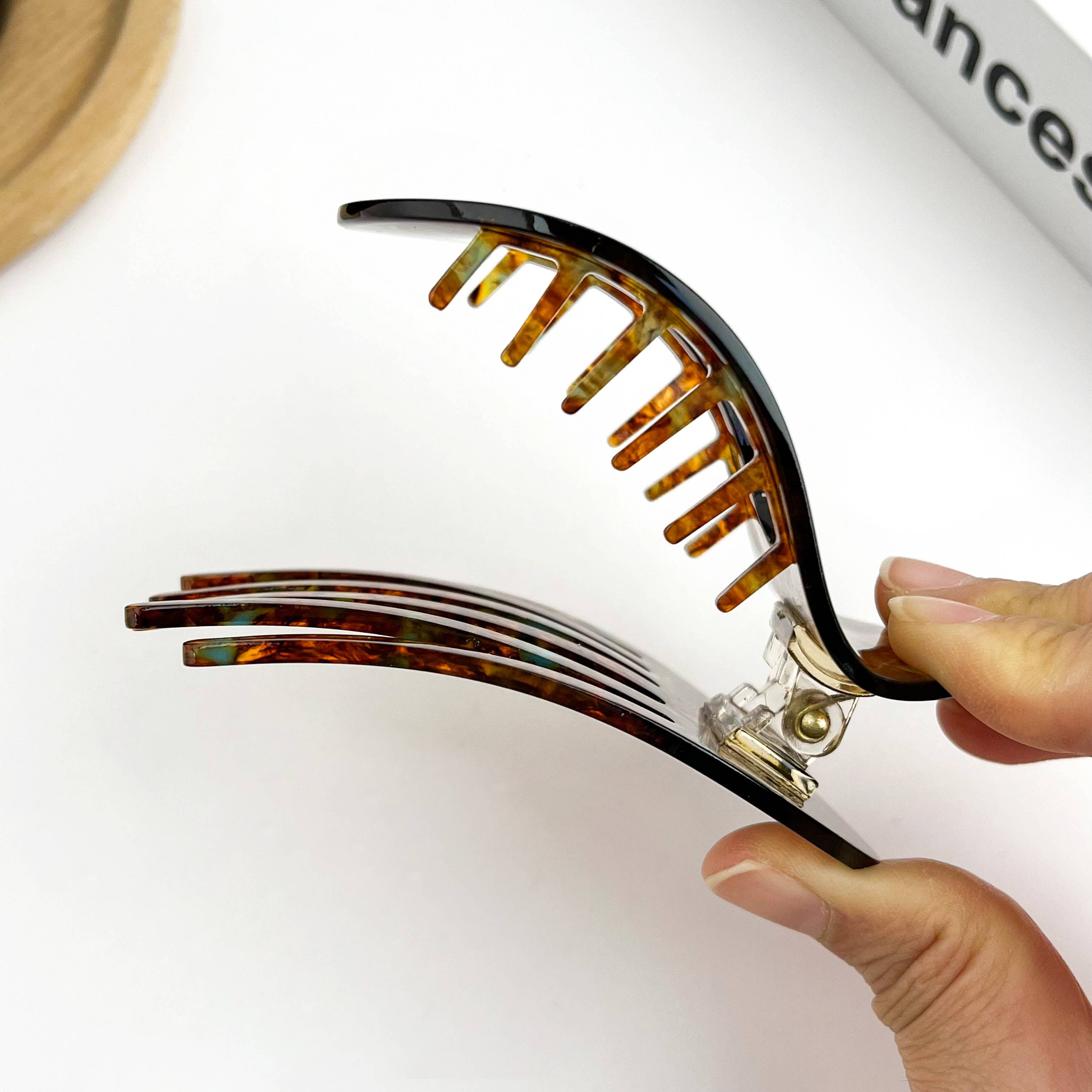 TheDivaSoap - Wholesale Hair Clip - Women's - Acetate Classic Colorful Flat Hair Clips, Stylish Barrettes6