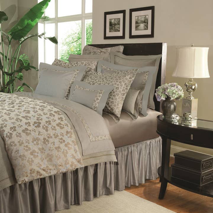 Valentene Bed Skirt for wholesale by Home Treasures Linens