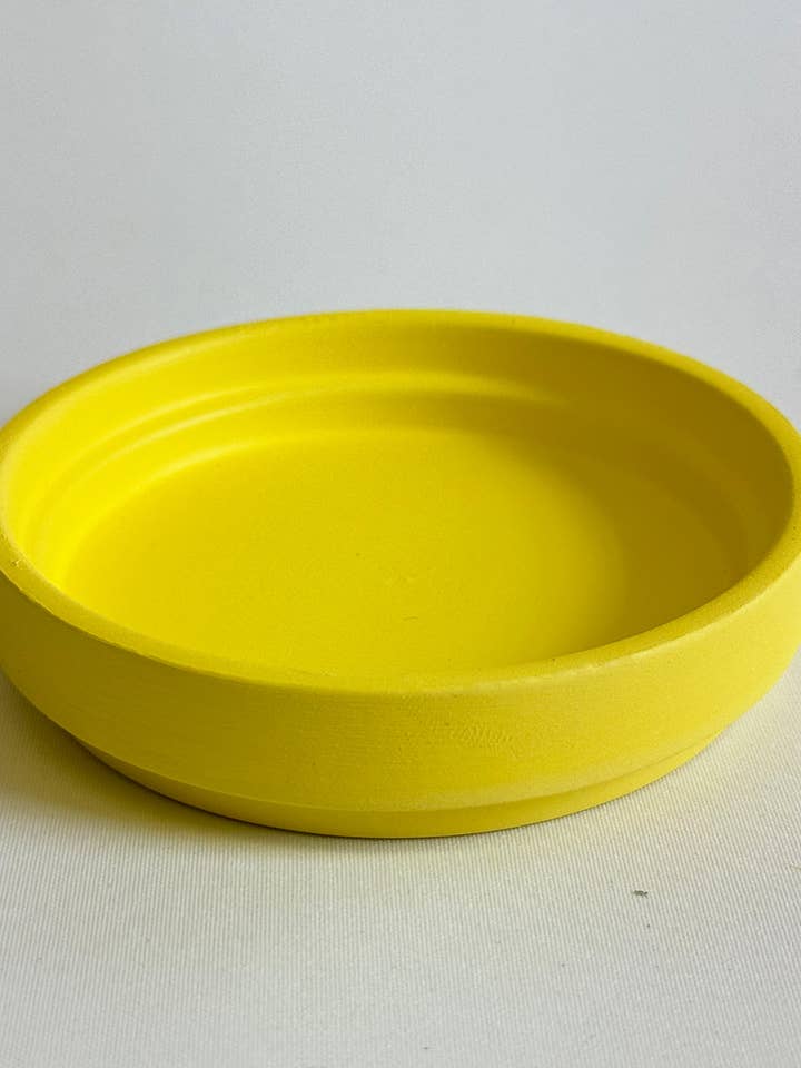 Lpa903 | Soucoupe - Jaune | 63P Chacun Es) pour la vente par WPL Gifts