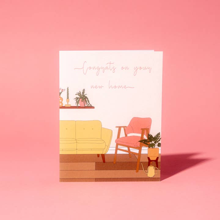 Illustrating Amy - Wholesale Housewarming Card - Congrats New Home Card