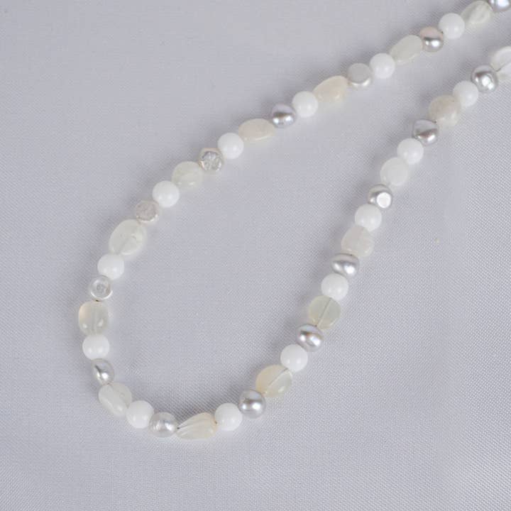Linati Studio - Wholesale Beaded/Pearl Necklace - Gemstone Necklace Pearl2