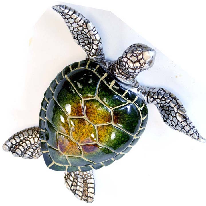Sea Creations - Wholesale Decorative Box - Turtle Box 5 1/2"
