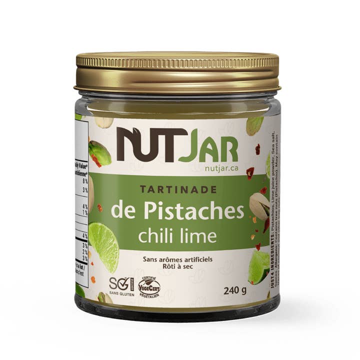 NutJar - Wholesale Nut Butter - Chilli Lime Pistachio Spread 240g1