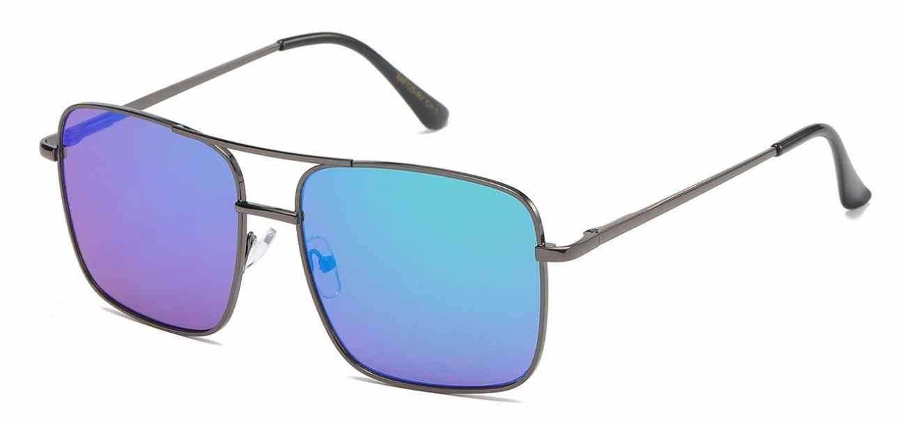 Sunrayzz Imports - Vente Lunettes de soleil – unisexe - AirForce Square Métallique Aviateur af137-rv2