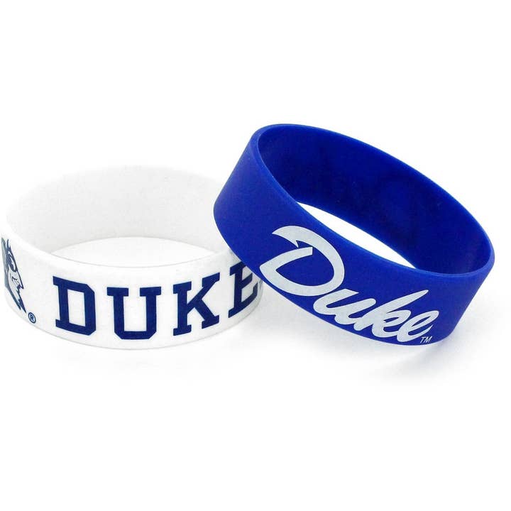 NCAA Duke Blue Devils Wide Bracelet, 2-Pack for wholesale by Aminco USA