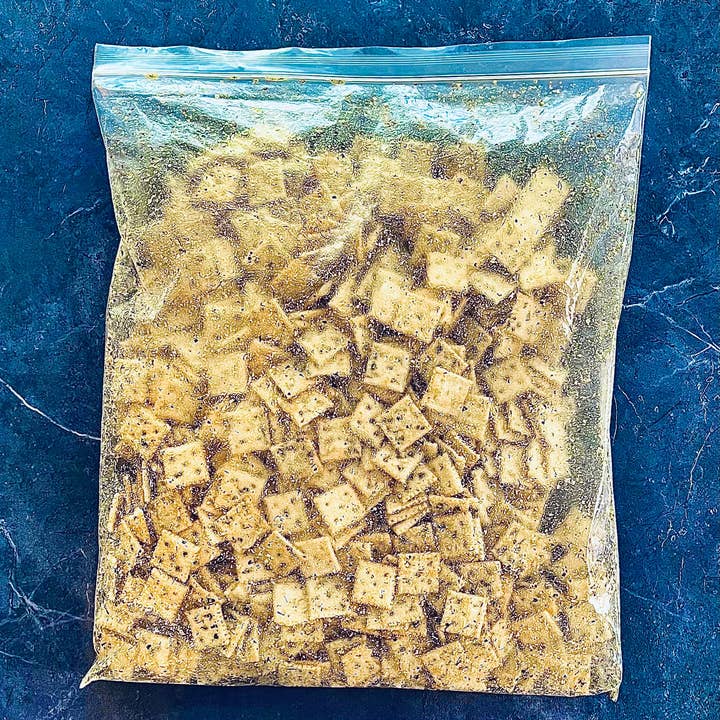 Carmie's Kitchen - Vendita all'ingrosso Involucro/sacchetto per alimenti - Sacchetti di plastica da 2 galloni per condimenti Cracker, confezione da 100