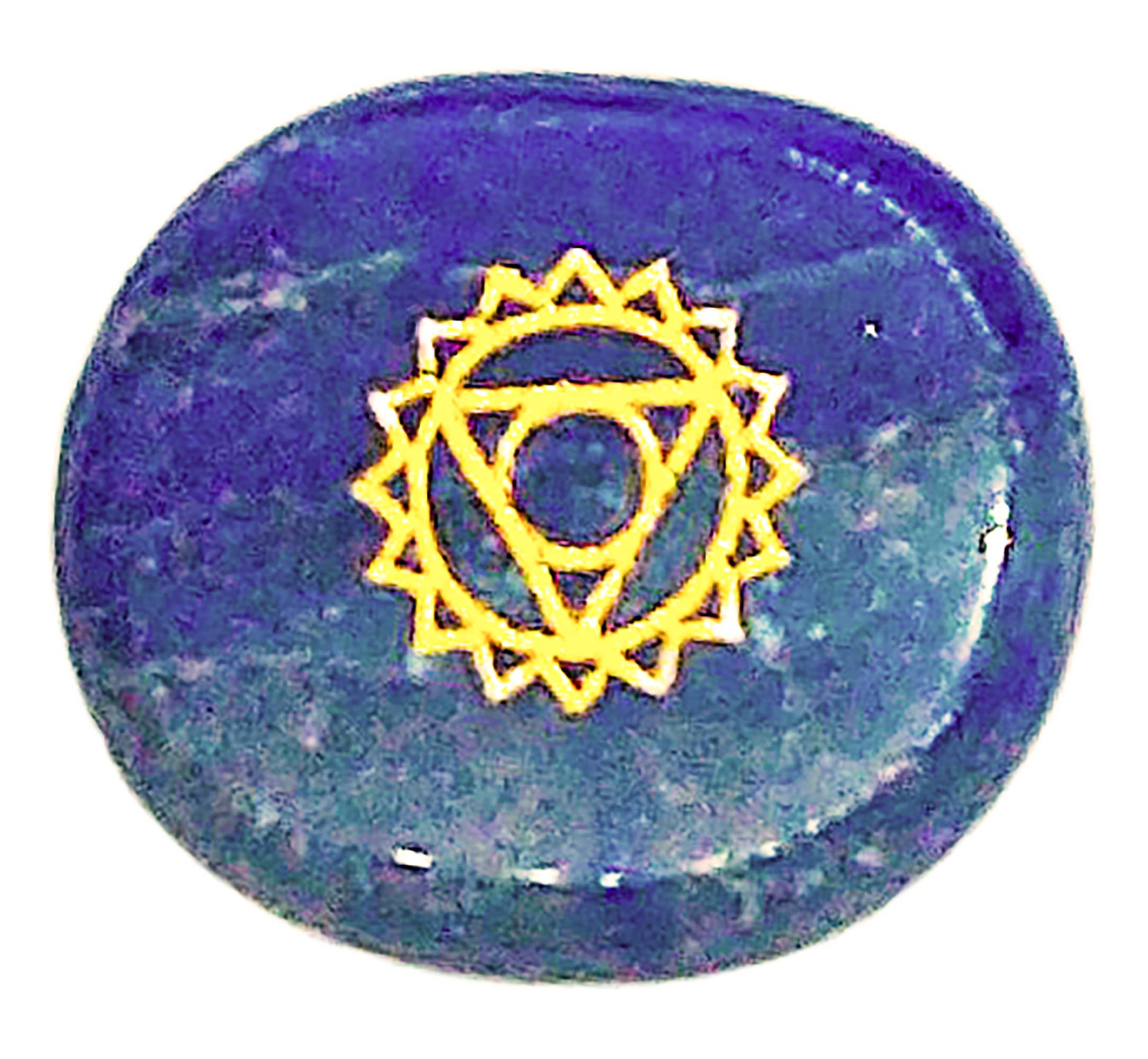 Deep Healing Light - Wholesale Spiritual Stone/Crystal - Chakra Stones, Engraved Symbols - Reiki Healing - Polished10