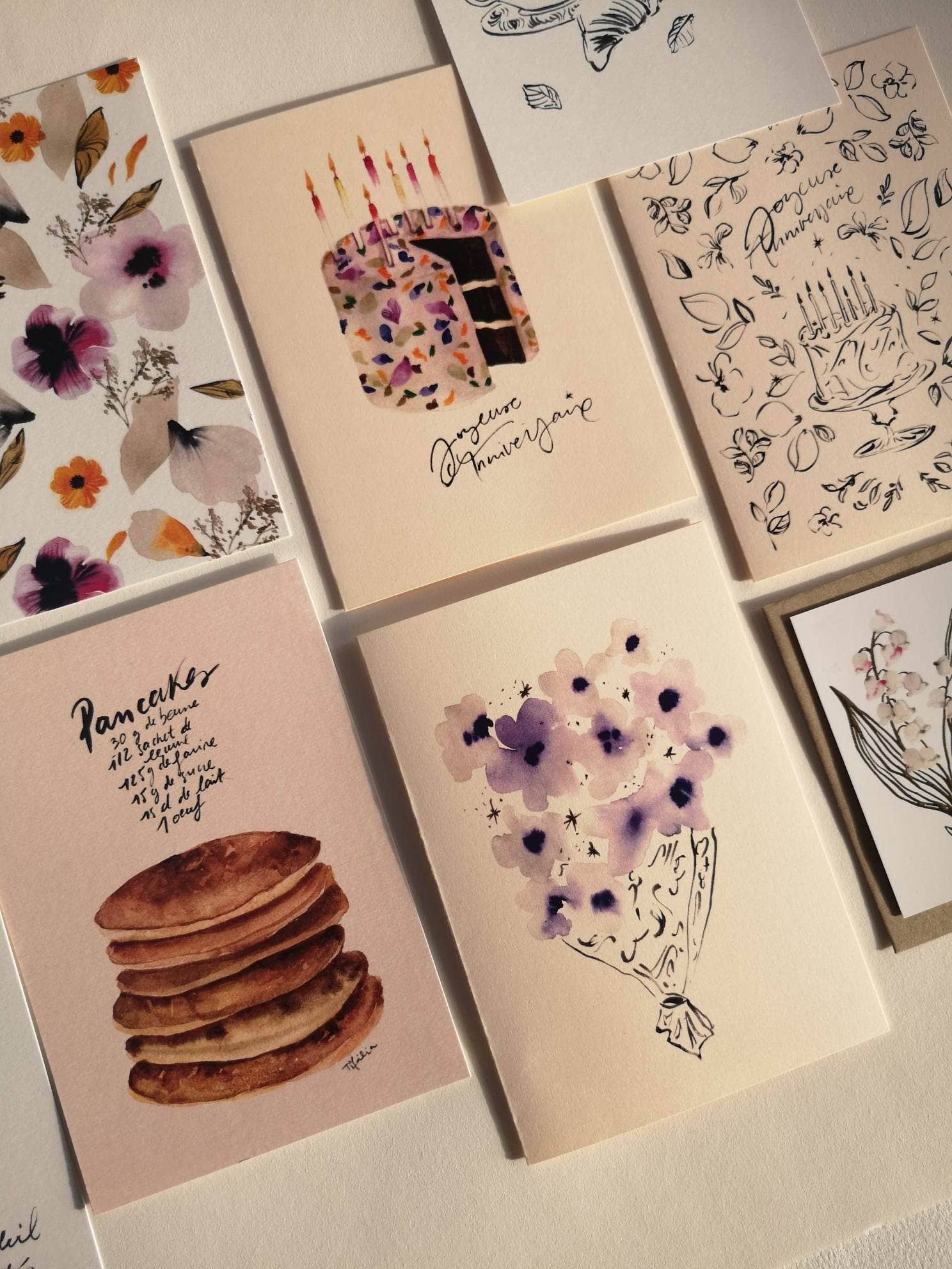 Tifalia - Wholesale Everyday Greeting Card - Pancakes recipe card3