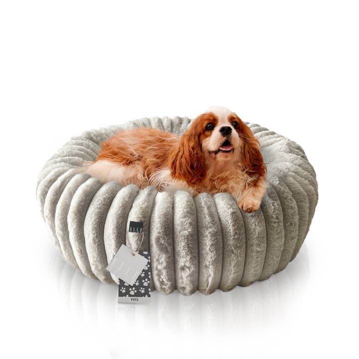 Precious Tails - Wholesale Pet Bed - Cat/Dog - ELLE Décor Round Wide Wale Pet Cuddler Bed for dogs & cats
7