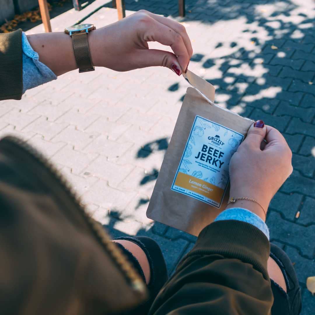 Grizzly Foods - Wholesale Jerky - Beef Jerky - Lemon Ginger2