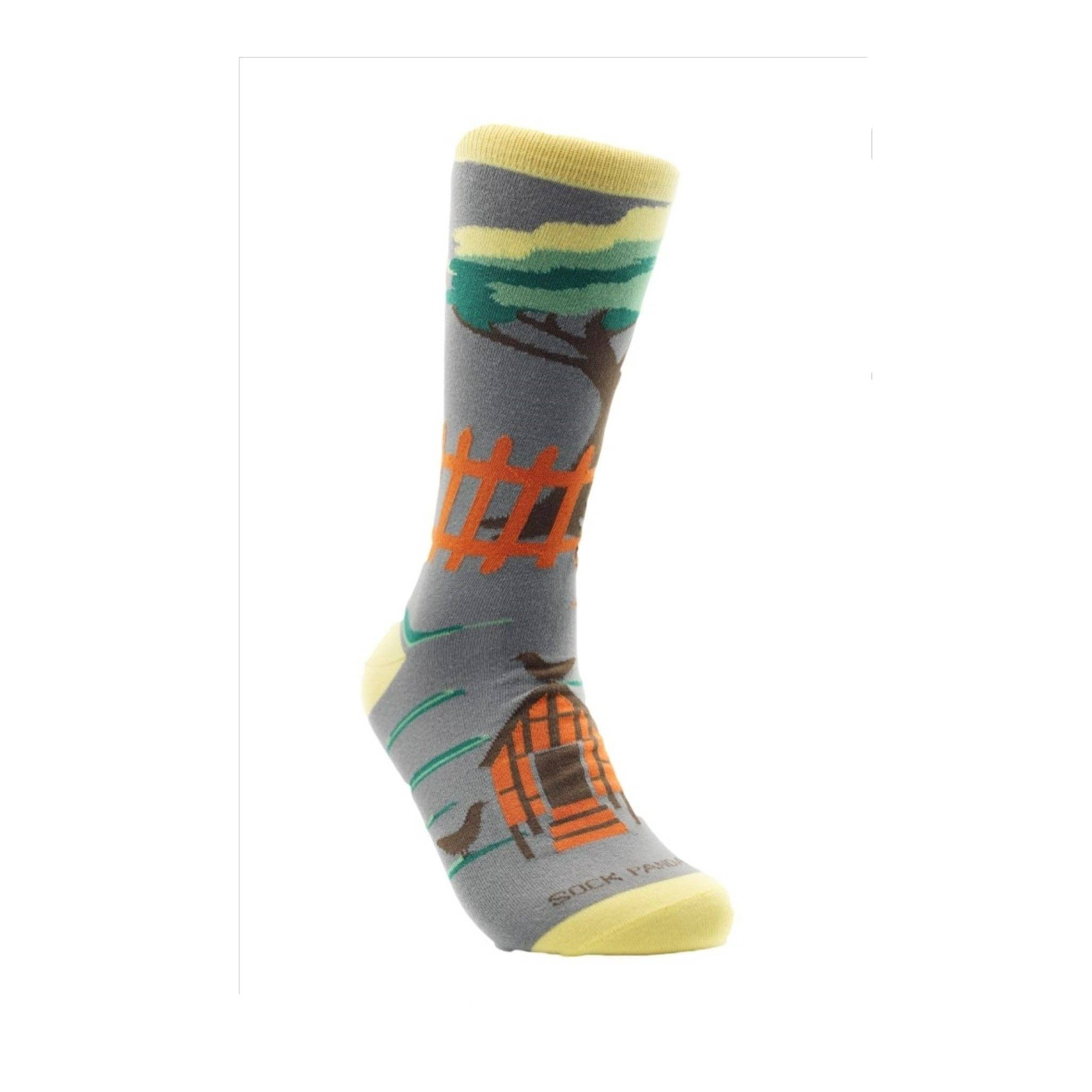 Sock Panda - Wholesale Socks - Unisex - Fox Guarding the Henhouse Socks - Sock Panda2