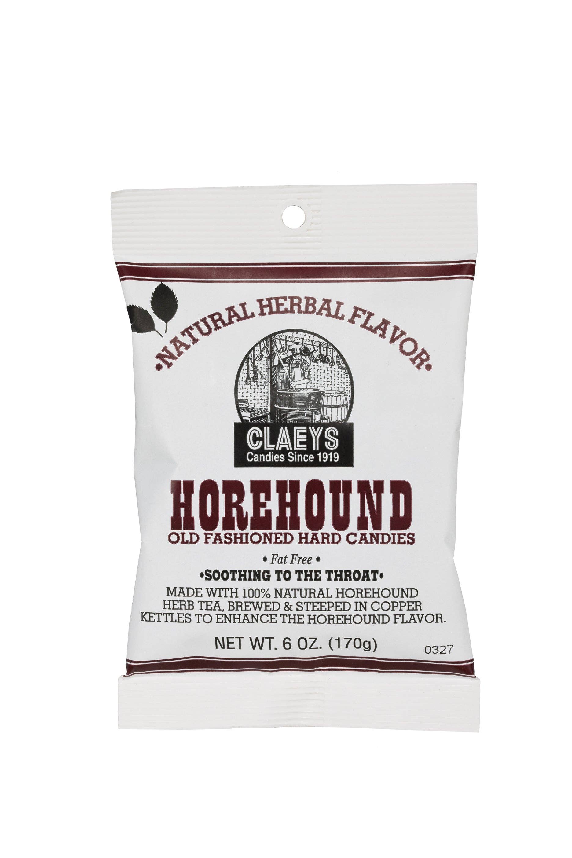 Royal Wholesale - Wholesale Hard Candy - Claeys Horehound 6oz 12ct0
