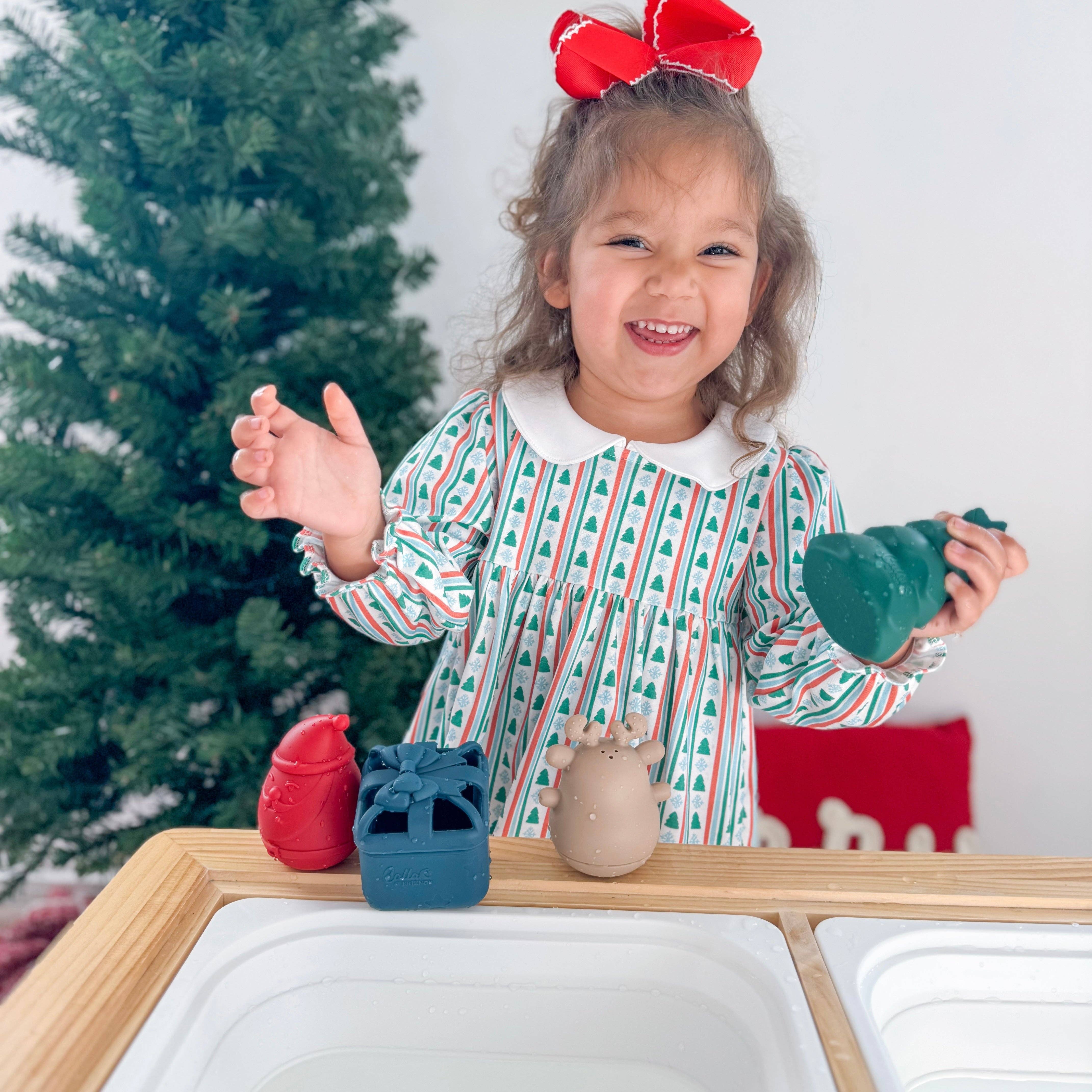 Calla & Friends - Wholesale Bath Toy - Baby - Holly Jolly Bath Toys1