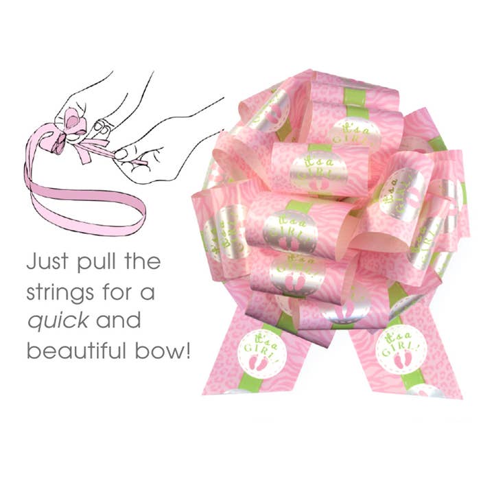 #9187 - 7" Easy Bow - Baby Boy or Baby Girl for wholesale by Morex Ribbon