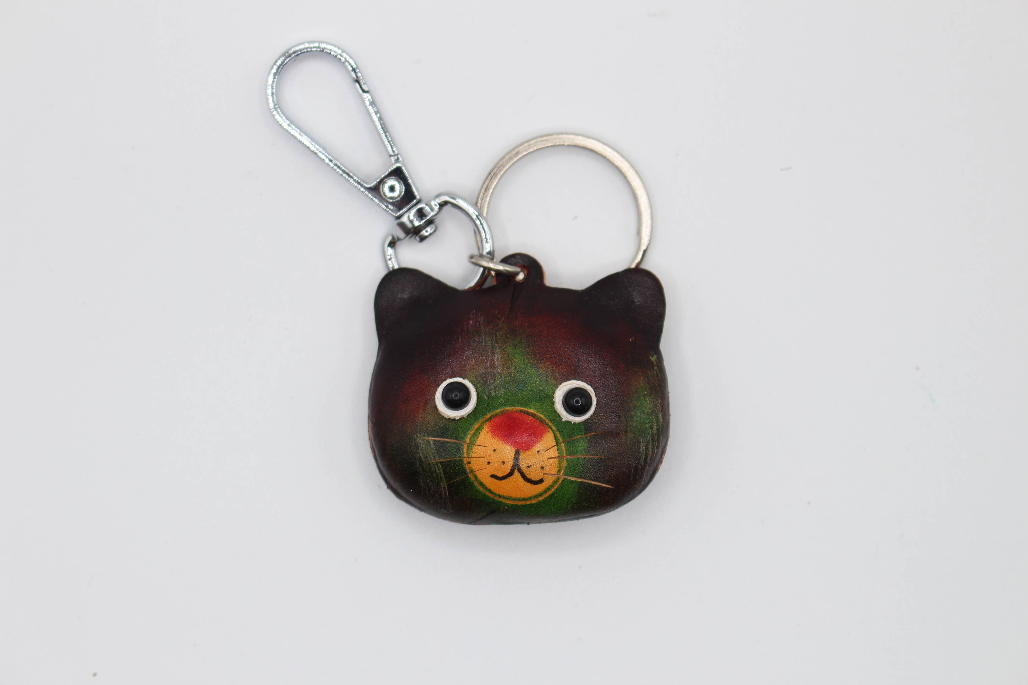 Sunflower Handmade leather inc - Wholesale Keychain - Women's - Assortment Leather Kitty Cat Key Chains12