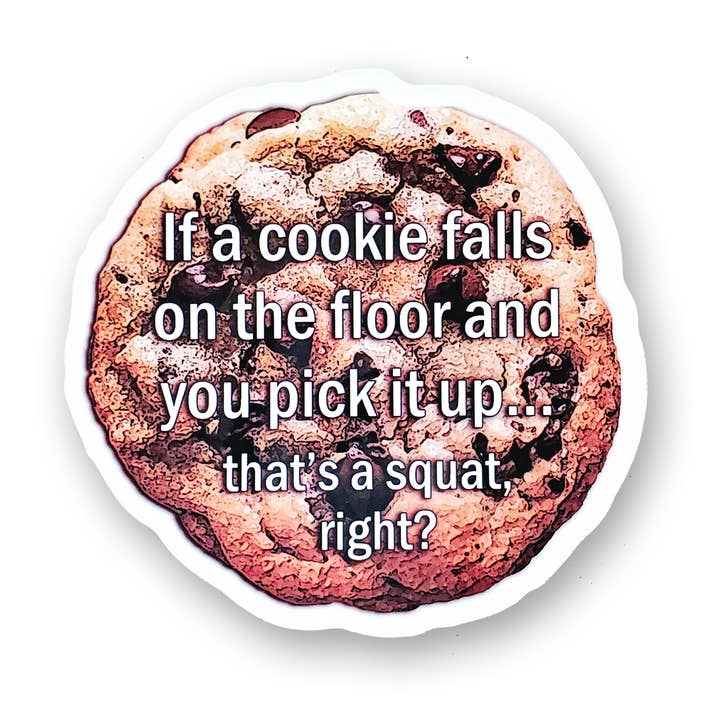 Sticker | If a cookie falls for wholesale by Tipsy Stickers