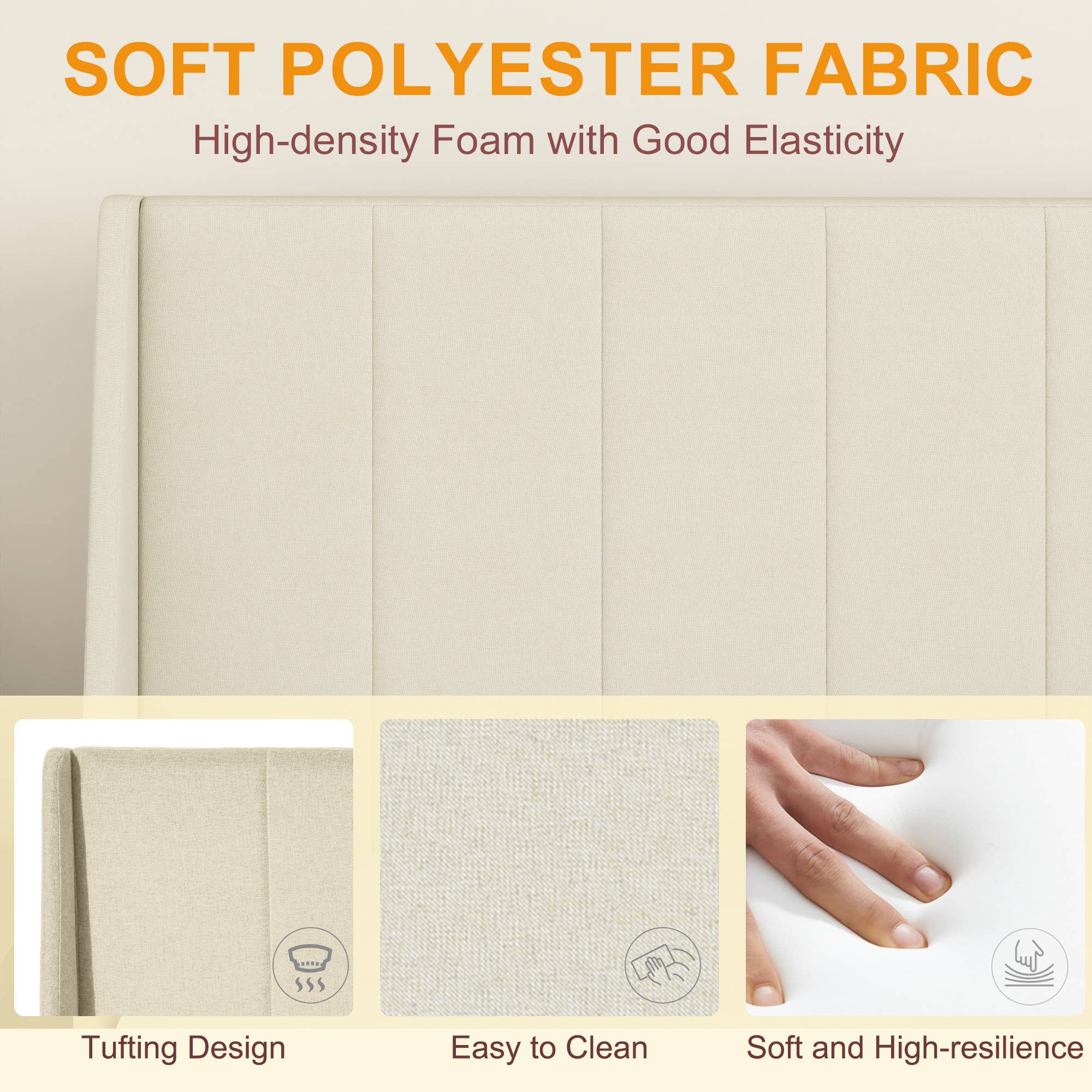 HOMYCASA DESIGN INC - Wholesale Bed - Queen/Twin Bed Frame - Drawers, USB, Beige10