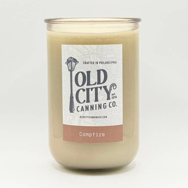 *NEW* Campfire Candle for wholesale by Old City Canning Co.
