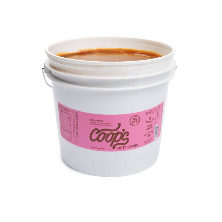 Coop's - Wholesale Caramel Sauce - Salted Caramel Sauce - 11lb Pail1