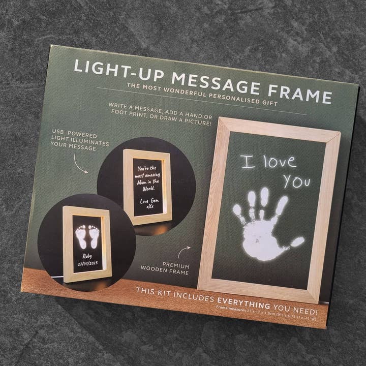 Light Up Message Frame | Personalized Light Box Gift
for wholesale by Pikkii USA