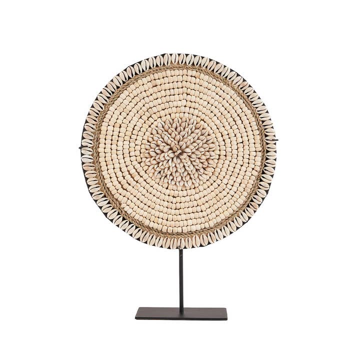 Le Coquillage Martinique sur Support - Blanc Naturel pour la vente par Bazar Bizar Living