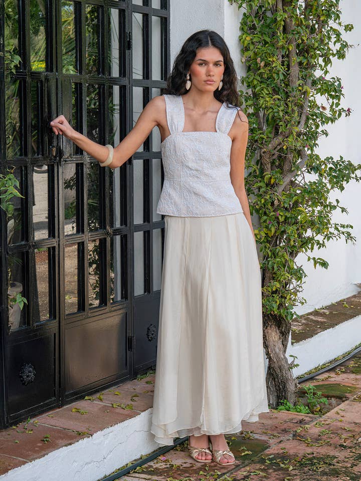 Gonna in seta Mara per la vendita all'ingrosso da parte di Alliwant