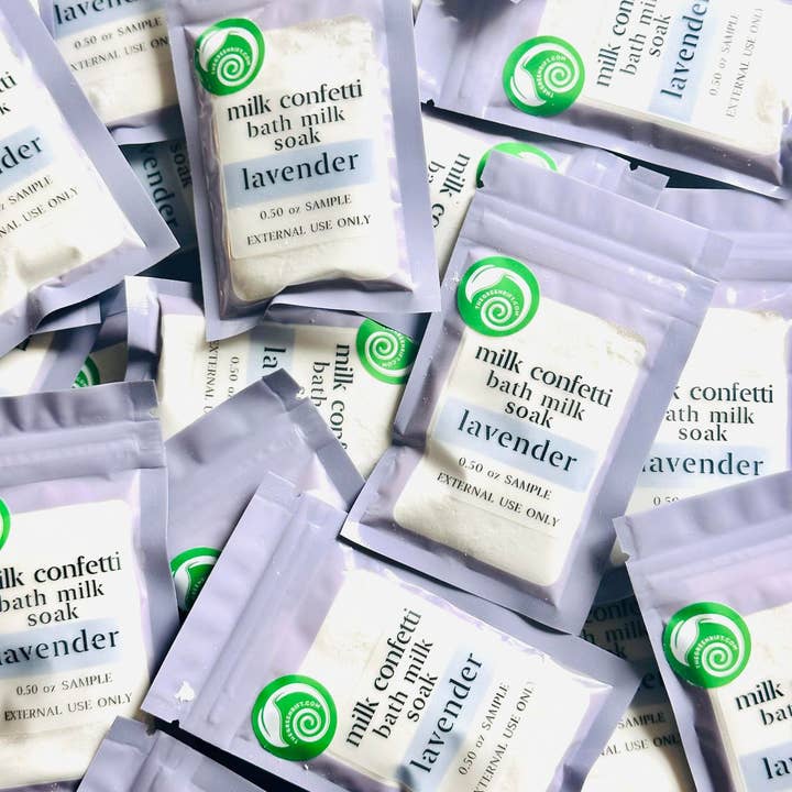 The Green Rift - Wholesale Bath Soak/Milk - Lavender Milk Bath Confetti Soak