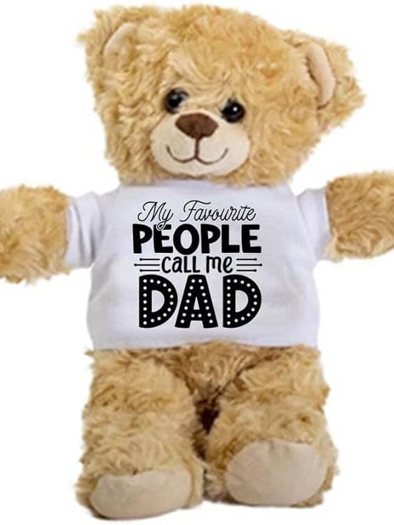 My Favorite People Call me Dad Teddy Bear for wholesale by CustomHappy