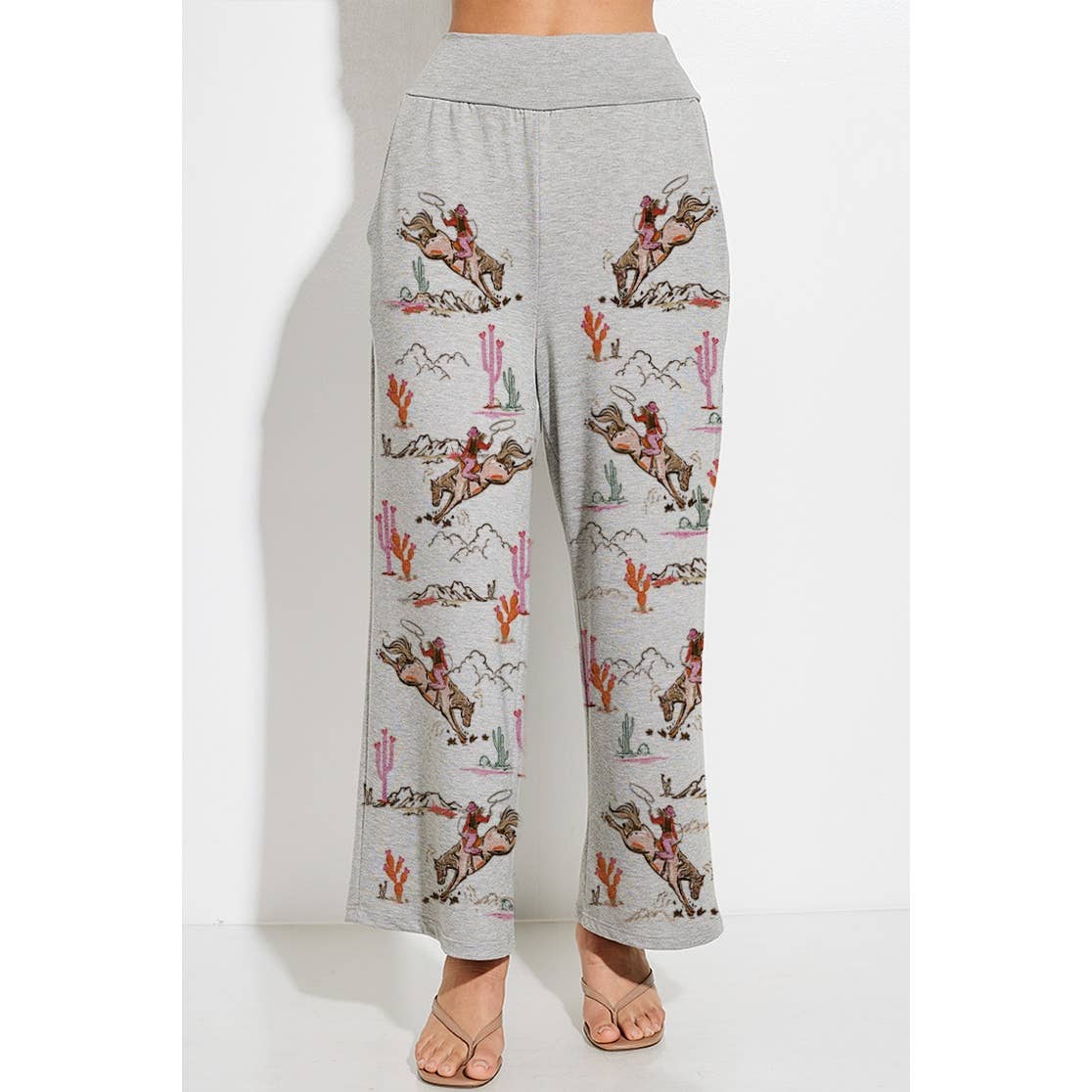 Phil Love – wholesale Mjukisset – Dam – Cowgirl kort linne och höga byxor set12