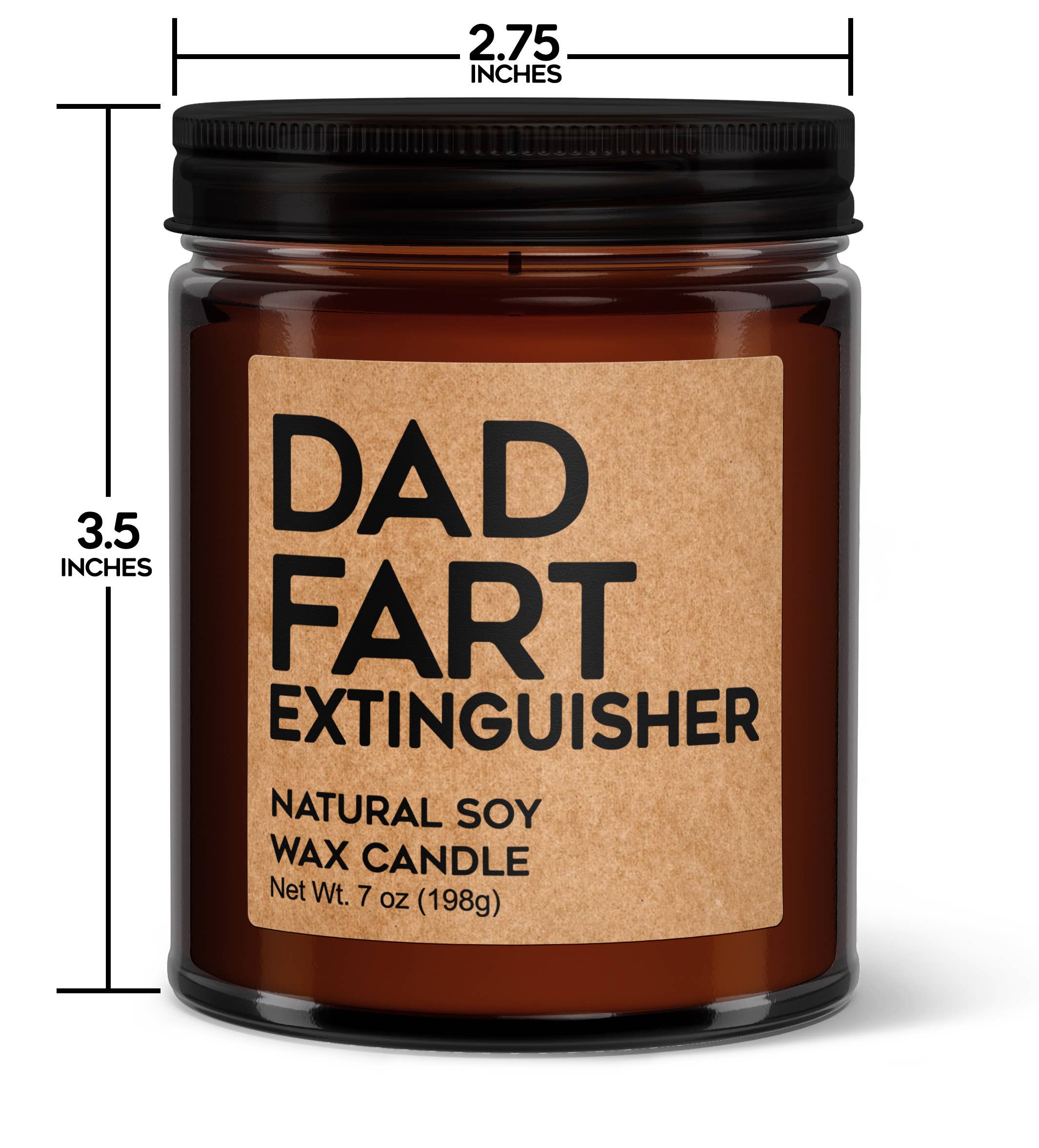 Wi-Wear - Wholesale Jar/Filled Candle - Dad Fart Extinguisher Soy Candle - Scented / Votive Candle1