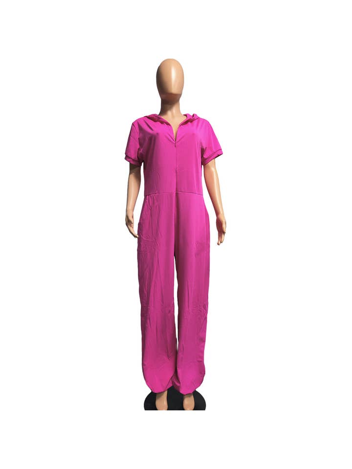 MB Fashion Wholesale - Wholesale Jumpsuit - Women's - MB FASHION ZIPPER PLUS SIZE JUMPSUITS 7168R