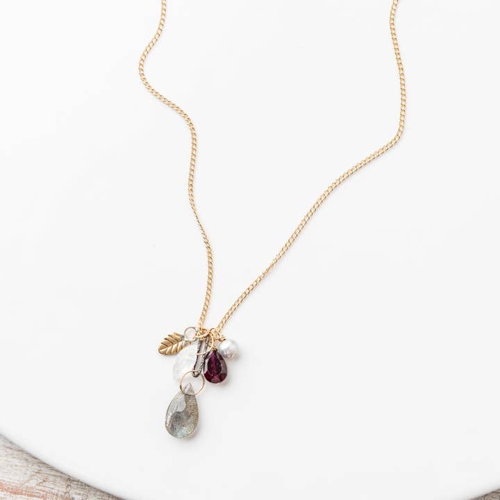 Collar de racimo de piedras preciosas Illume para venta al por mayor de Original Hardware