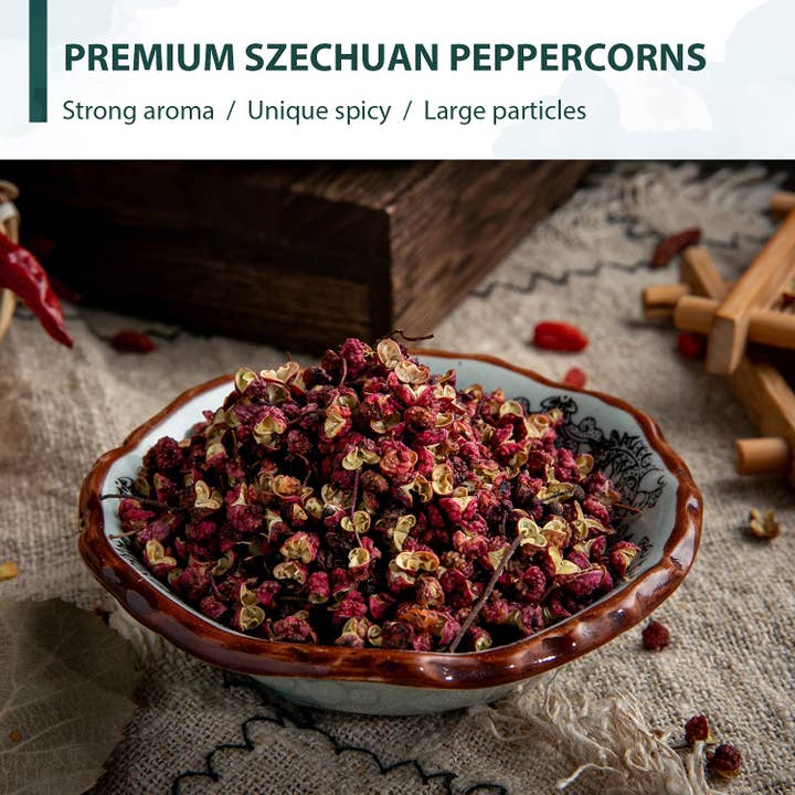 soeos – Großhandel Pfeffer/Pfefferkörner – Premium-Szechuan-Pfefferkörner, 8 oz