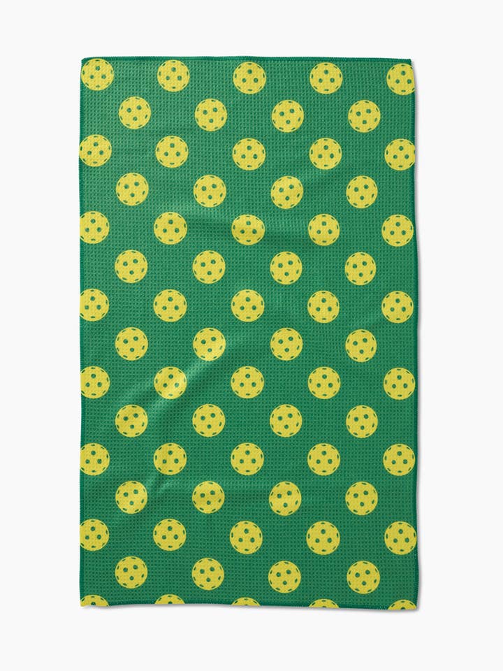 Pickleball Tea Towel for wholesale by Geometry