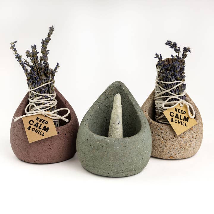 NATURAL BY HAGELSIEB - Wholesale Incense Holder - SAGE HOLDER2