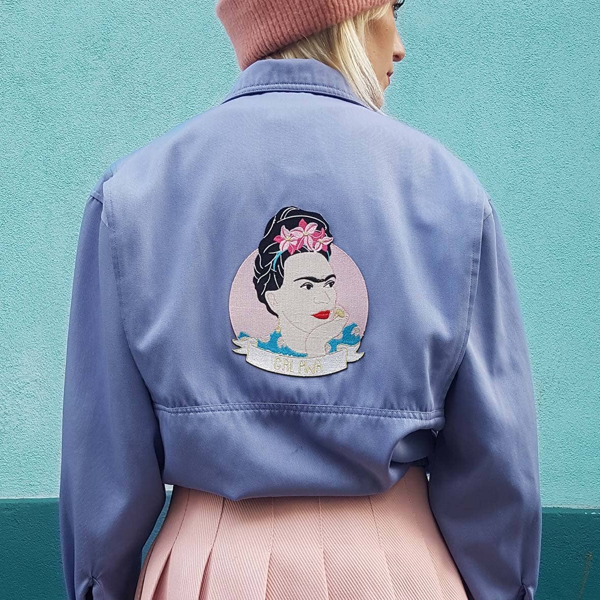 MALICIEUSE - Vente Écusson - Patch Thermocollant Frida Kahlo Taille Xl