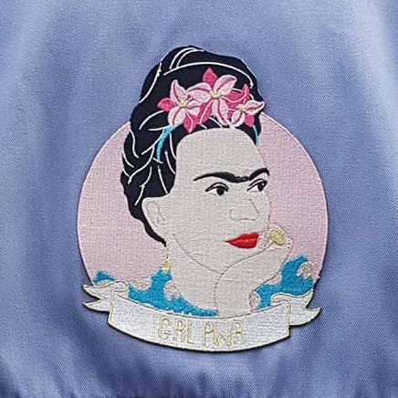 MALICIEUSE - Vente Écusson - Patch Thermocollant Frida Kahlo Taille Xl0