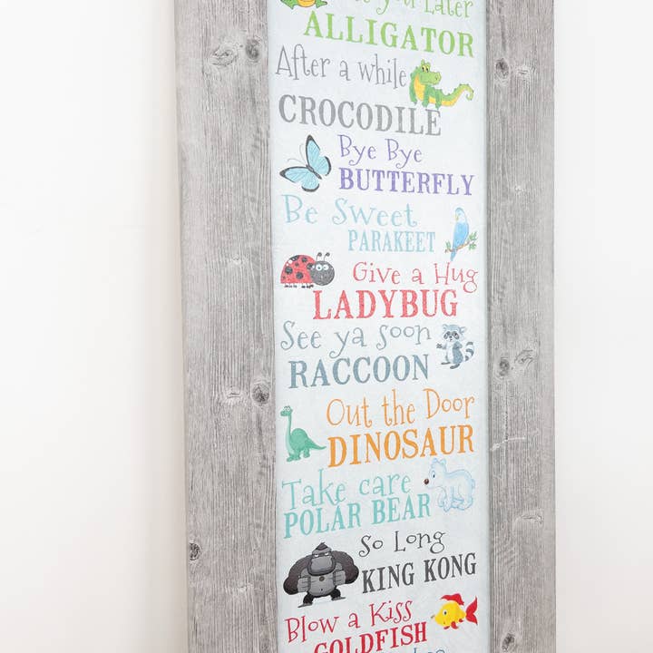 See You Later Alligator After Awhile Crocodile Kids Nursery for wholesale by Summer Snow Art