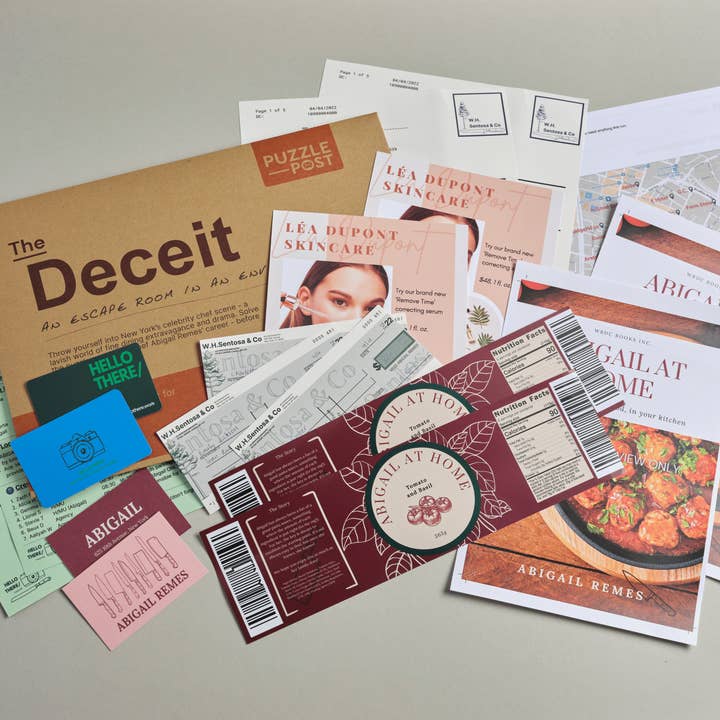 Puzzle Post Games - Wholesale Board Game - Escape Room | Puzzle Game | Board game | The Deceit