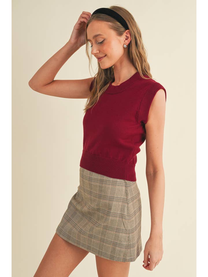 Cloud Ten - Wholesale Knit Sweater - Women's - CSW9821 - Women's Rib Neck Knit Sweater8