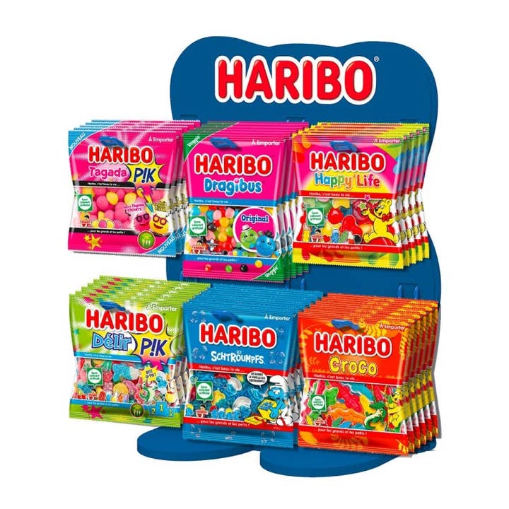 LS GROUP - Wholesale Gummy - Display stand + Haribo bags
