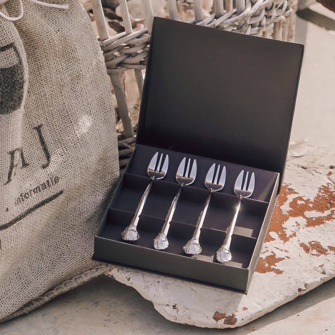 Anovi - Vente Fourchette - Fourchettes pour huîtres Anovi en étain pur7