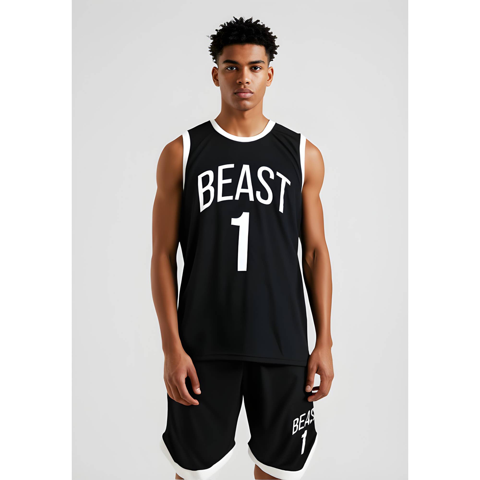 Galaxy By Harvic - Wholesale Activewear Set - Men's - Men's 2-Piece Jersey and Short Set (S-2XL)
9