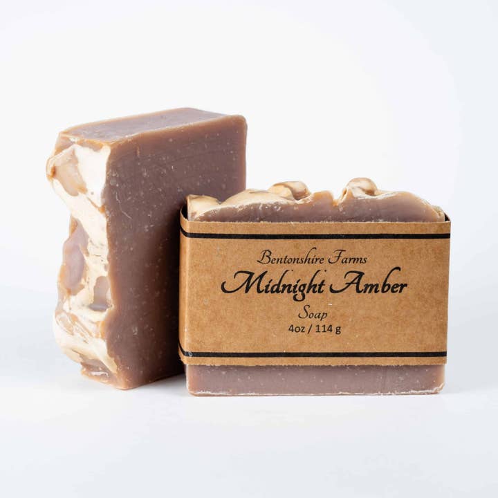 Midnight Amber Soap for wholesale by Bentonshire Farms Soap Co.