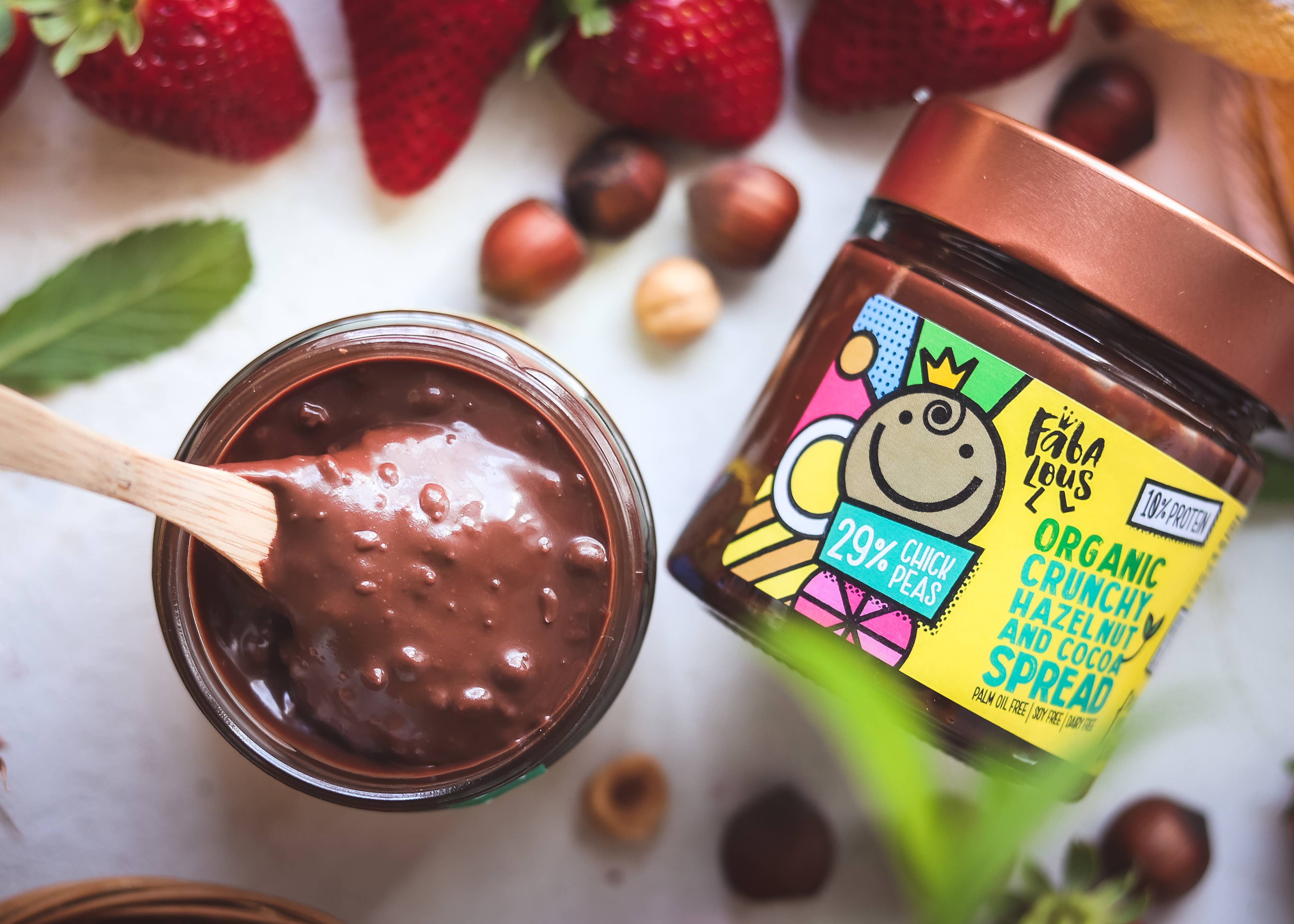 Gourmica - Wholesale Nut Butter - Fabulous crunchy chickpea cream with hazelnut and cocoa (200g)1