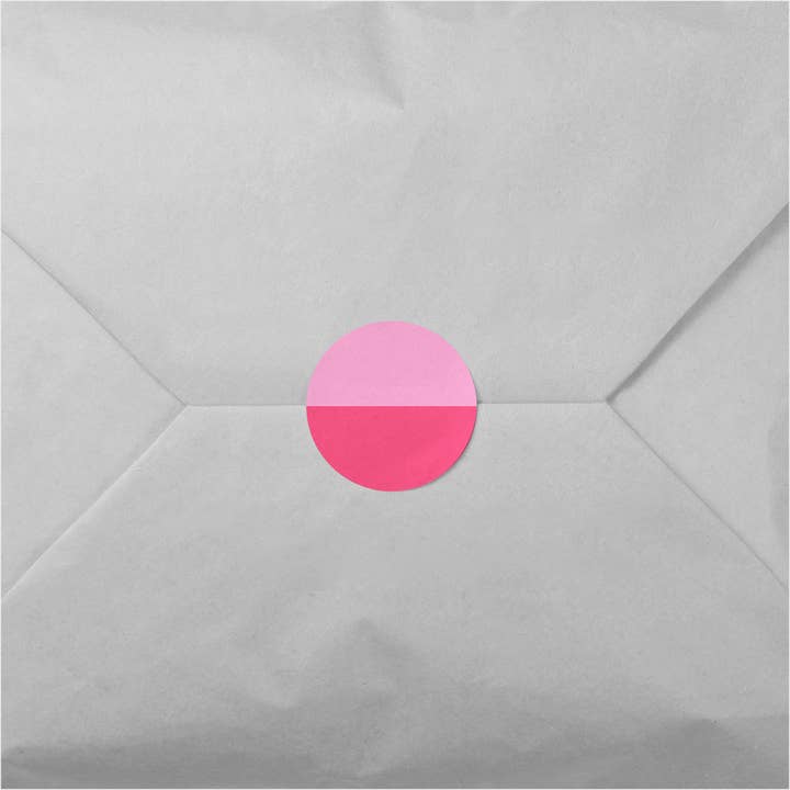 Color Block Round Sticker II for wholesale by The Design Craft